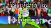 TOP 10 fastest bowlers in cricket history (Shoaib Akhtar, Dale Steyn, Brett Lee, Shaun tait....)