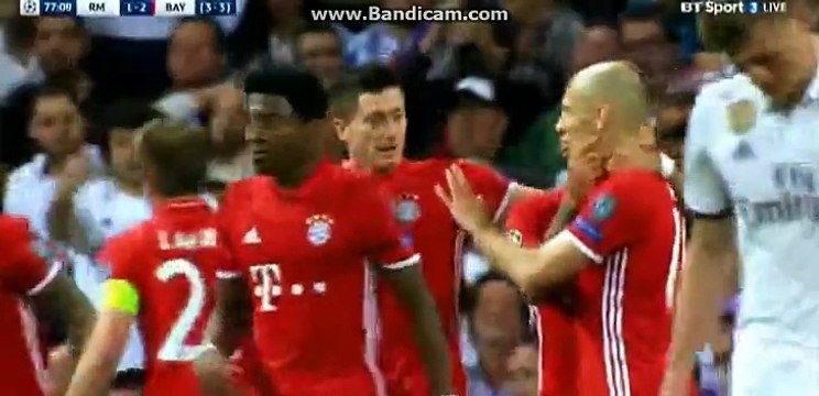 Robert Lewandowski Goal HD - Real Madrid 2-1 Bayern Munchen - 18.04.2017 HD