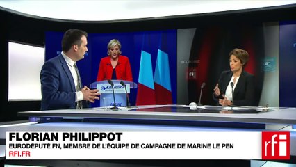 Florian Philippot, Eurodéputé FN, membre de l’équipe de campagne de Marine Le Pen