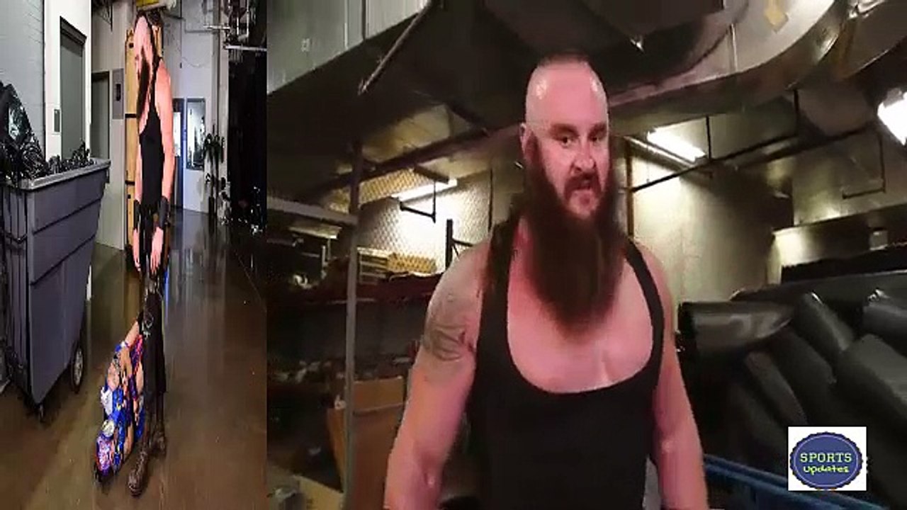 Braun Strowman lays waste to Team Red Superstars- Raw, April 17, 2017