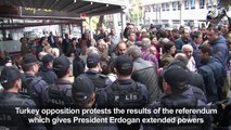 Turkey opposition protests referendum