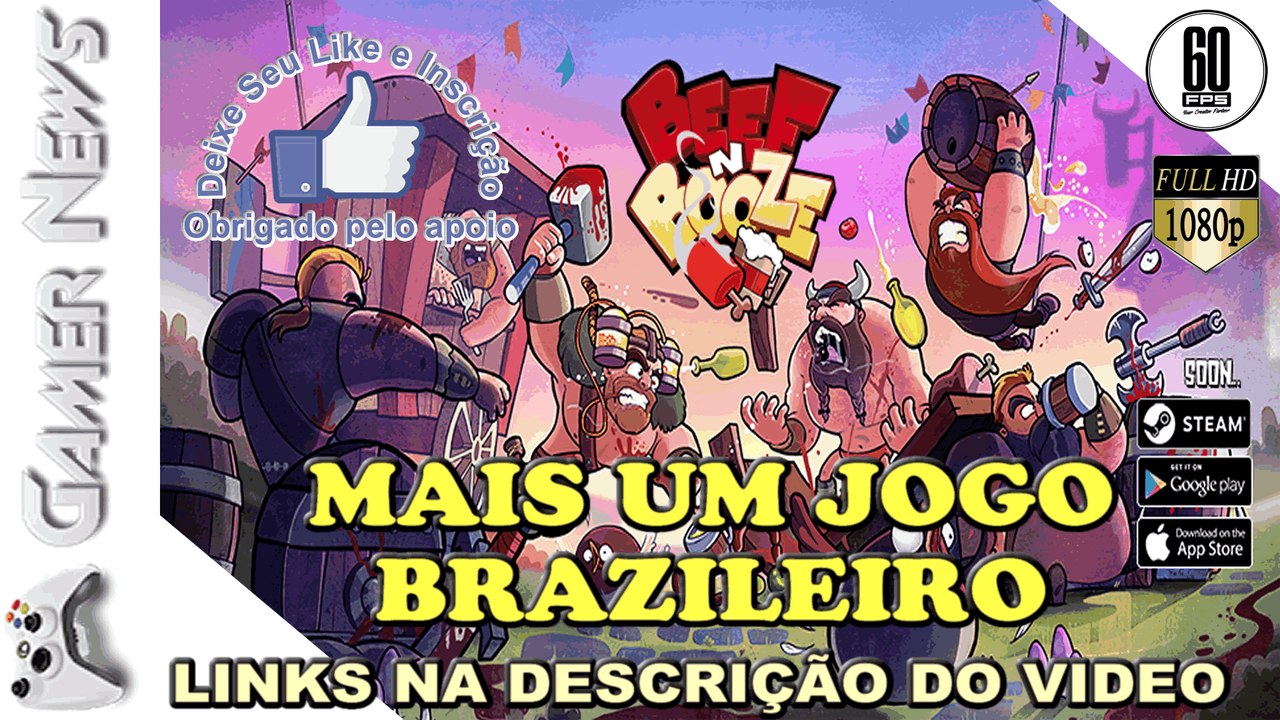 BEEF N BOOZE - UMA DIVERTIDA MISTURA DE MOBA COM MMORPG - UM JOGÃO CRIADO POR BRASILEIROS
