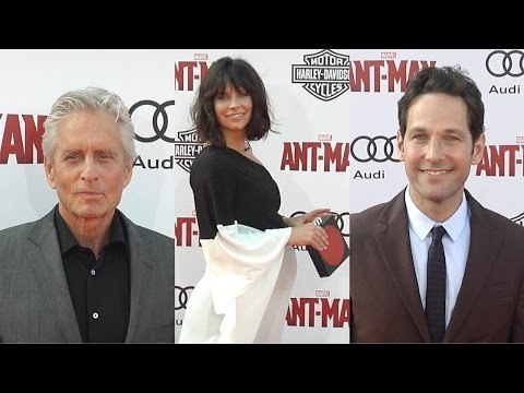 Marvel's Ant-Man World Premiere Paul Rudd, Evangeline Lilly, Michael Douglas ARRIVALS