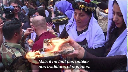 Irak: des milliers de Yézidis célèbrent leur nouvel an