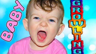 Hilarious, Growling Baby ★ Cute and Funny Baby Videos 2017 ★ Super funny baby compilation