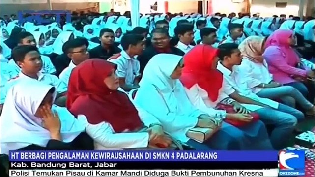 Hary Tanoesoedibjo Berbagi Pengalaman Kewirausahaan di SMKN 4 Padalarang