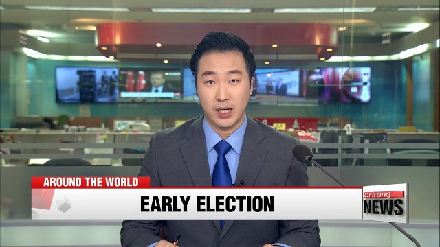 British PM Theresa May announces snap general election to be held on June 8