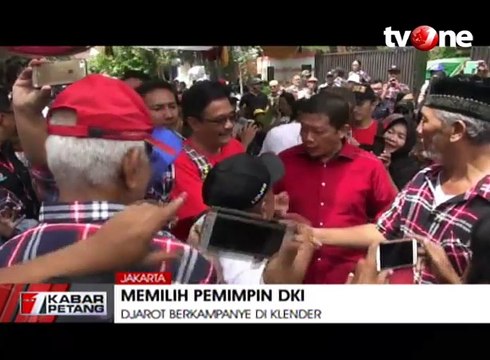 Djarot Kampanye di Klender, Relawan Agus-Sylvi Beri Dukungan
