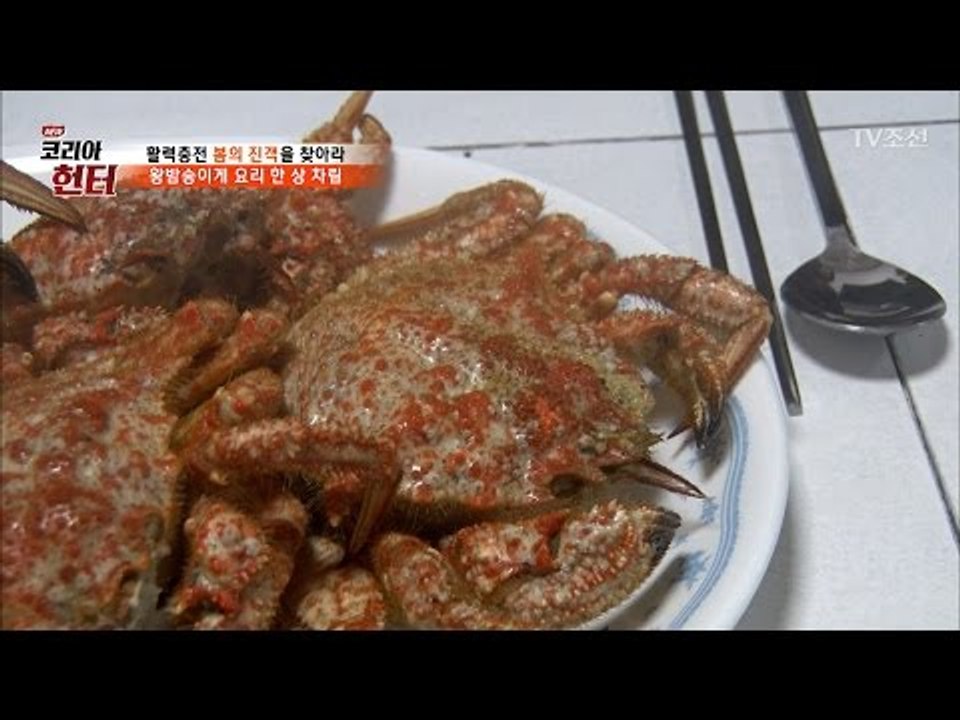 환상의 맛! 왕밤송이게 요리 상 차림! [뉴 코리아 헌터] 41회 20170313