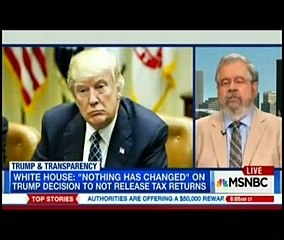"I Don't Think There Is Any Reason To Believe Donald Trump Is Actually Under Audit"David Cay Johnston ATTACKS president