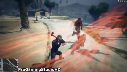 GTA 5 Spiderman, Iron Man, Batman Superman & Captain A
