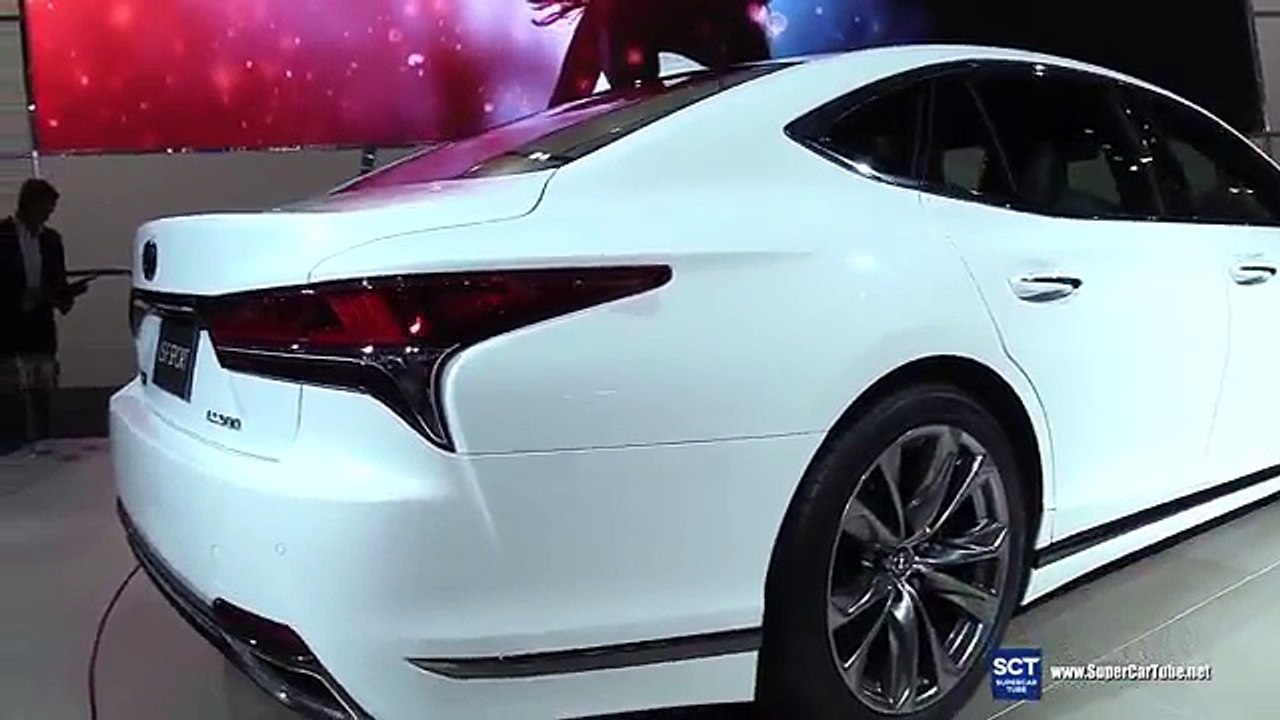 2018 Lexus LS 500 F Sport - Exterior Interior Walkaround - Debut at 2017 New York Auto Show