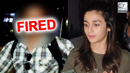 Alia Bhatt's Bodyguard Reports Drunk To Work, FIRED