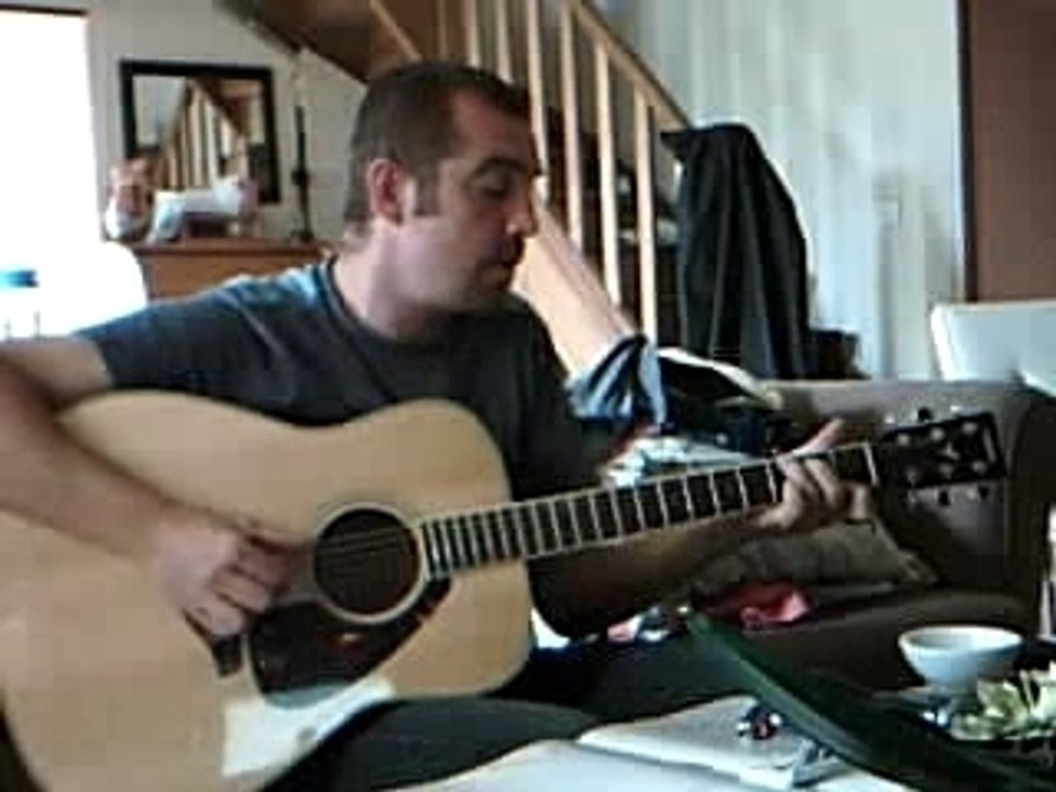 Jacques brel le plat pays par stéphane,guitare,cover