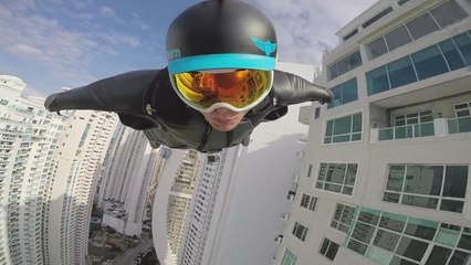 Wingsuit Flight Between Skyscrapers with Brandon Mikesell