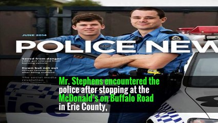 Mr. Stephens was given his order of McNuggets, but workers tried to make him wait by holding on to his French