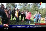 Huancayo: pobladores capturaron y quemaron auto de presunto ladrón