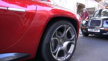 Alfa Romeo Disco Volante ! Crazy looking car Revs and Accelerates