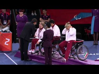 Wheelchair Fencing - Women's Team Cat. Open - Victory Ceremony - London 2012 Paralympic Games