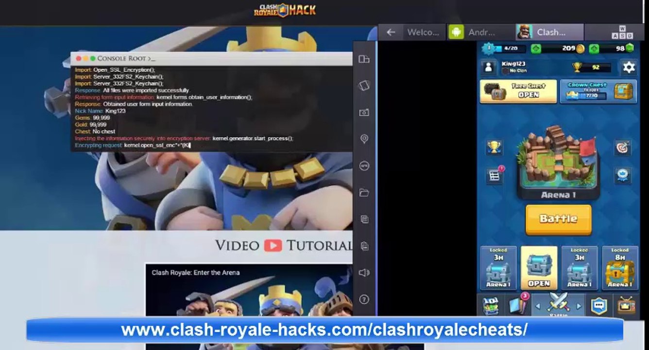 Clash Royale Cheats Tutorial - How to Get More Gold & Gems iOS - Android 2017