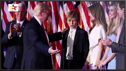 Donald Trump's son Barron Trump today Exclusive