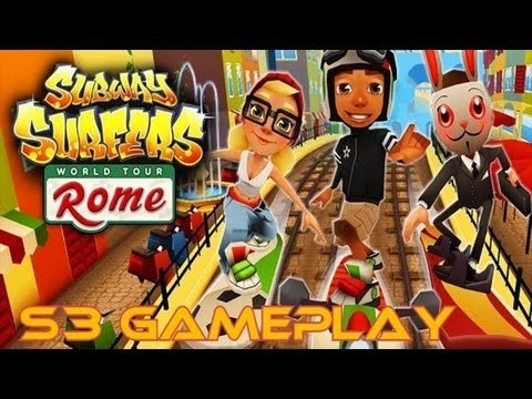 Subway Surfers: Rome - Samsung Galaxy S3 Gameplay