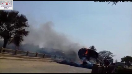 Paddy Load 407 Truck Caught Fire || Causing The Truck To Burn Badly.