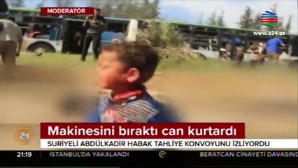 Fotoaparatını atıb uşağı xilas etdi