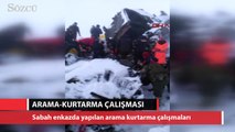 Arama-kurtarma çalışmasından görüntü