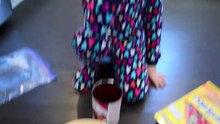 Bad Baby bakes DOG POOP pie!! Toy Freaks Out!-mhPbC