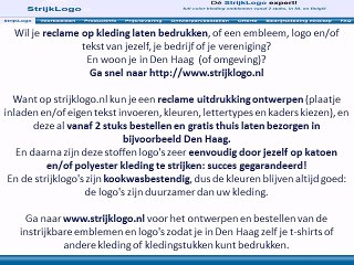 Reclame kleding bedrukken Den Haag