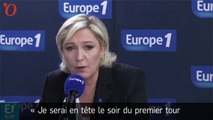 Présidentielle : le pronostic de Marine Le Pen