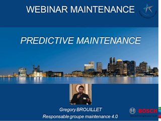Maintenance prévisionnelle. Cas concrets dans les usines Bosch