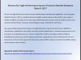 Devices for High-Performance Sports Products Market Research Report 2017