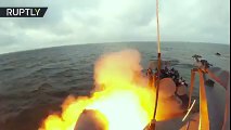 Baltic Fleet drills  Russian navy launches missile to develop air defense system