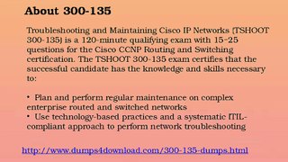Pass Cisco 300-135 Exam - Test Questions - Dumps4download