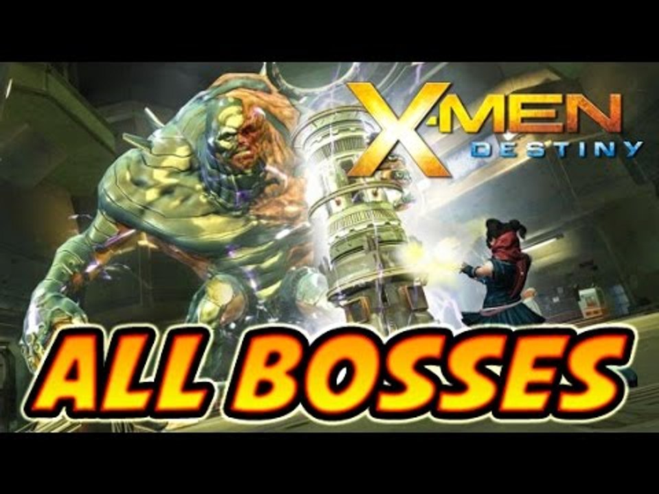 XMen Destiny All Bosses Final Boss (PS3, X360, Wii) video Dailymotion