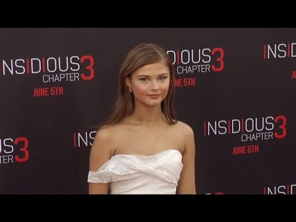 Stefanie Scott "Insidious Chapter 3" Los Angeles Premiere Red Carpet
