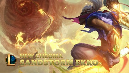 League of Legends: Sandstorm Ekko Chroma Preview