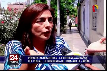 Periodistas recuerdan rescate en residencia de embajador de Japón