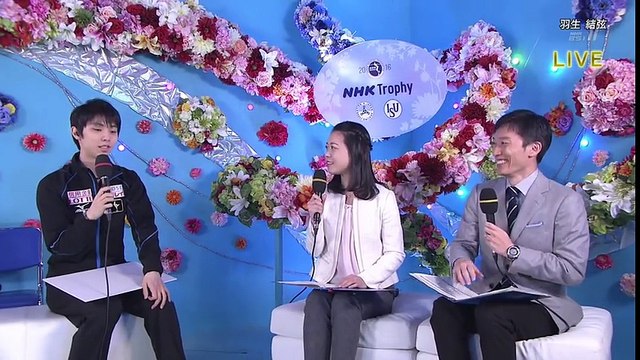 Yuzuru Hanyu 羽生結弦 2016NHK杯 インタビュー(明子の部屋）