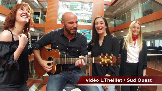 La comédie musicale Les 3 mousquetaires en session acoustique à Sud Ouest