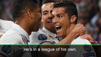 Ronaldo is in a league of his own - Zidane