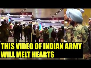 Indian Army cheered by people at Delhi Airport, Watch Video | Oneindia News