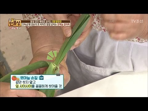 풋마늘, 이렇게 손질하세요! [만물상 182회] 20170305