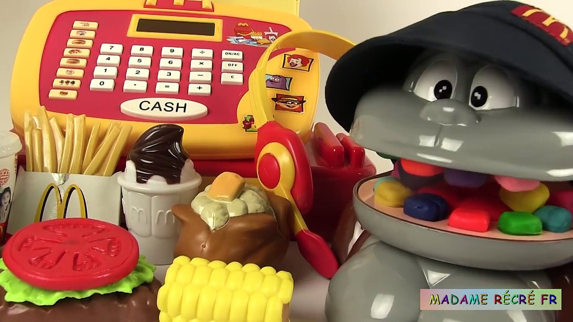 Pâte à Modeler Play Doh Shrek et Le Singe au McDonald's Caisse  Enregistreuse - video Dailymotion
