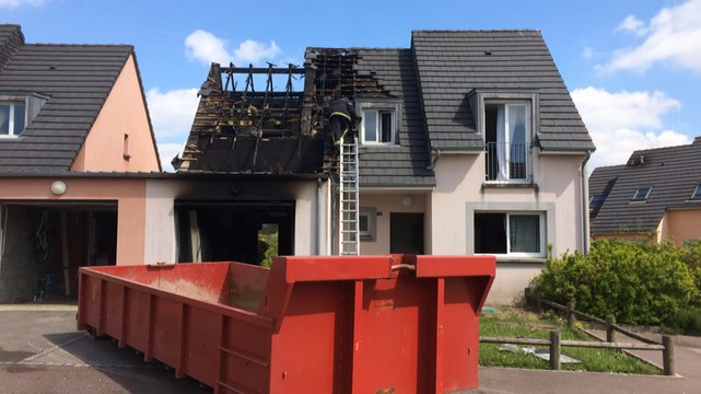 Incendie dans un pavillon
