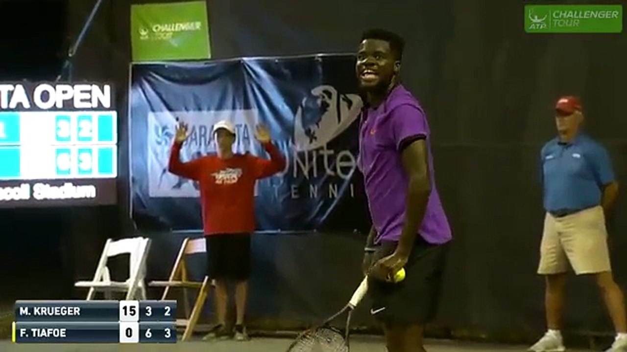 Love making disrupts tennis match in Sarasota. Can't be that good, says Tiafoe