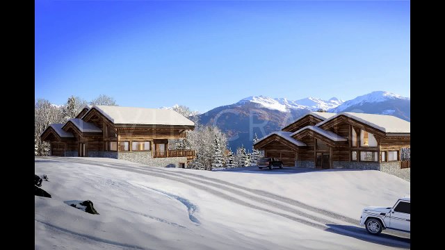 VENDU. Crans-Montana, luxueux chalet neuf à l'entrée de Crans.