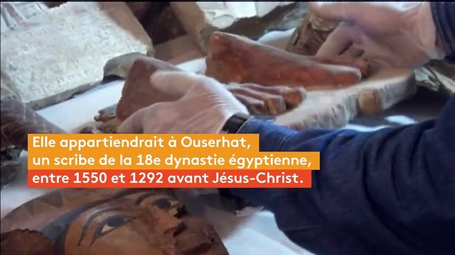 Egypte : des archéologues découvrent des momies dans une tombe de l'ère pharaonique
